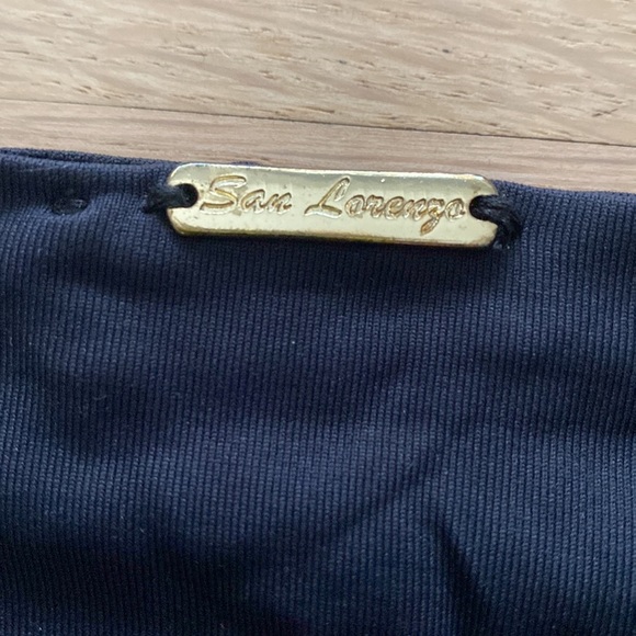 San Lorenzo Tanga Swim Bikini Bottoms with knotted detailing on sides - Picture 4 of 5